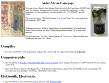 Tablet Screenshot of andreadrian.de